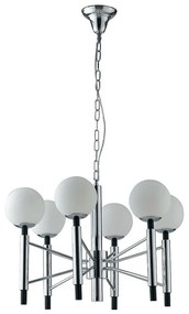 Φωτιστικό Οροφής I-Hammond-S6 Chrome Luce Ambiente Design Metal, Glass