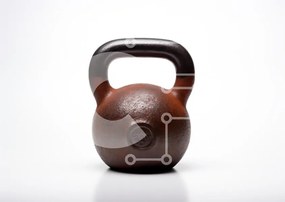 Intra Συλλεκτικό Ξύλινο Παζλ Plywood  4mm - Kettlebell σε λευκό φόντο Σε Ξύλινο Κουτί - Διαστάσεις: 10x10 cm – 25 κομμάτια