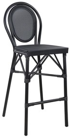 ΣΚΑΜΠΟ ΑΛΟΥΜΙΝΙΟΥ AZARIA HM5060 BAMBOO LOOK ΜΑΥΡΟ ΜΕ TEXTLINE 44x52x115Υεκ.