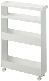 Μανάβης Τρόλεϊ Κουζίνας/Μπάνιου Tower YMZK1806 48x13x80,5cm White Yamazaki Ατσάλι