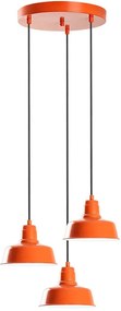 Φωτιστικό Οροφής Memati 892OPV2086 Φ45x108cm 3xE27 40W Orange Opviq