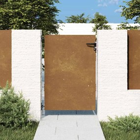 vidaXL Πόρτα Κήπου 85x125 εκ. από Ατσάλι Corten