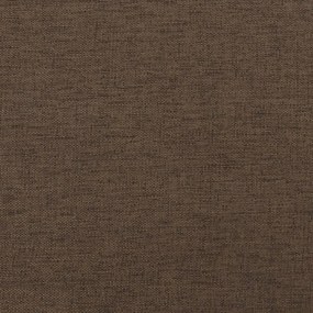 vidaXL Υποπόδιο Καφέ 45 x 29,5 x 39 εκ. Ύφασμα & Συνθετικό Δέρμα