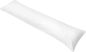 vidaXL Μαξιλάρι Σώματος Πλευρικό Λευκό 40 x 145 εκ.