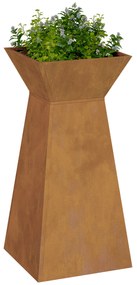 vidaXL Βάση Φυτών Ατσάλι 35 x 35 x 73 εκ. Μεταλλική Γλάστρα Κυβική