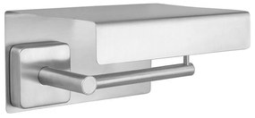 Χαρτοθήκη Κλειστή Quattro 449399 16,5x13x9cm Satin Karag Ανοξείδωτο Ατσάλι