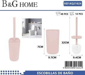 Βουρτσάκι τουαλέτας - Πιγκάλ - Light Pink - 21624