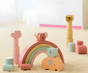 Παιδικό σετ με τουβλάκια Joyland Animal Blocks