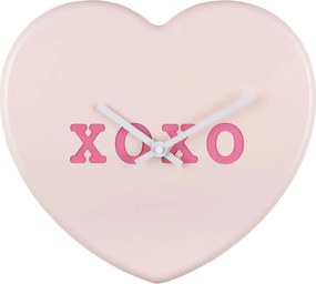 Ρολόι Τοίχου (27x6x30) Karlsson Heart Candy Soft Pink