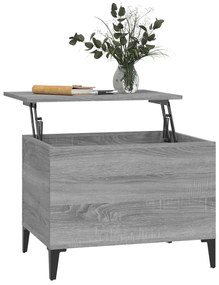 vidaXL Τραπεζάκι Σαλονιού Γκρι Sonoma 60x44,5x45εκ. Επεξεργασμένο Ξύλο