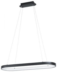Φωτιστικό Οροφής-Ράγα Codriales 99358 Black Eglo Metal, Plastic