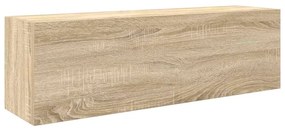 vidaXL Ντουλάπι τοίχου μπάνιου Sonoma Oak 100x25x30 cm