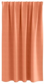 vidaXL Κουρτίνες με κουρτίνες 2 pcs Τερακότα 140x140cm Πολυεστέρας