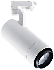 Σποτ Φωτιστικό Ράγας Led 20W 230V Ρυθμιζόμενη Δέσμη 20ο-60ο 3000Κ Lumen-23-520000-Λευκό 23-520000