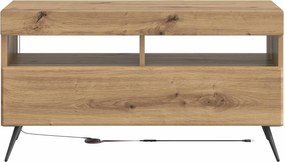 vidaXL Ντουλάπα LED Τηλεόρασης Artisan Δρυς Επεξεργασμένο Ξύλο
