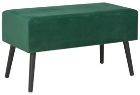 vidaXL Τραπεζάκι Σαλονιού Πράσινο 80 x 40 x 46 εκ. Βελούδινο