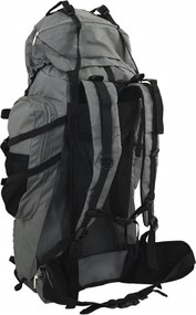 vidaXL Σακίδιο Πλάτης Γκρι 60 Λίτρων Ύφασμα Oxford