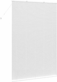 vidaXL Βενετσιάνικες Ρόδες Λευκό 220x150εκ Αλουμίνιο