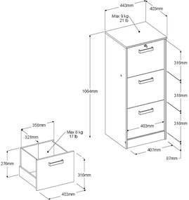 Συρταριέρα αρχειοθέτησης Svenson