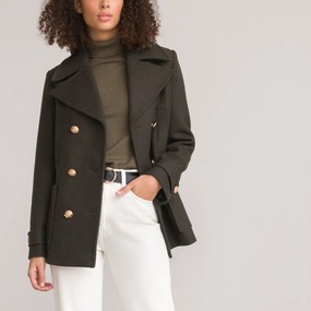 Κοντό τζάκετ από μάλλινη τσόχα