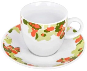 Φλυτζάνια Καφέ (Σετ 6Τμχ) BBMF1105070 90ml Multi Max Home Porcelain
