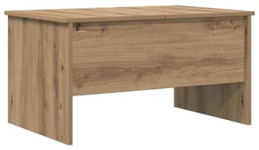 vidaXL Τραπεζάκι σαλονιού artisan δρυς 80 x 50,5 x 42,5 εκ