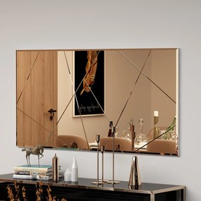 Καθρέπτης Τοίχου Μπρούτζος OREZO 60x2,2x120