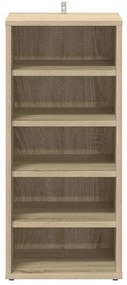 vidaXL Παπουτσοθήκη Sonoma Δρυς 31,5 x 35 x 70 εκ. από Επεξ. Ξύλο