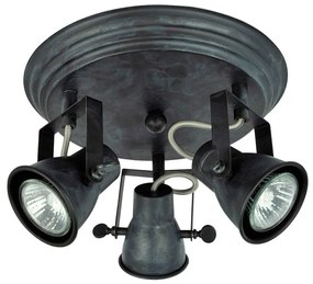 Φωτιστικό Οροφής - Σποτ Round Vintage 4139200 Black Viokef Μέταλλο