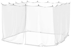 vidaXL Κουνουπιέρα 156 Λευκή 300x300x200εκ. από Δίχτυ