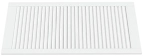 vidaXL Πορτάκια με Περσίδες 2 τεμ. Λευκά 99,3x49,4εκ Μασίφ Ξύλο Πεύκου
