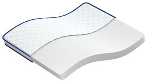 vidaXL Στρώμα με Αφρό Μνήμης Λευκό 140x190x17 εκ. μαλακό
