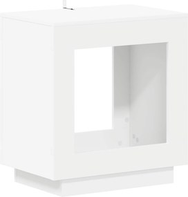 vidaXL Τραπεζάκι Πλευράς Λευκό 60 x 40 x 65 εκ. Επεξεργασμένο Ξύλο