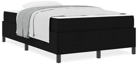 vidaXL Κρεβάτι με ελατήρια Μαύρο 120 x 190 cm