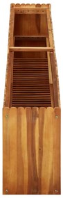 vidaXL Ζαρντινιέρα Υπερυψωμένη 200 x 30 x 50 εκ. Μασίφ Ξύλο Ακακίας