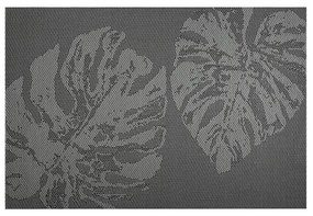 Σουπλά Banana Leaf PTG81877C45 45x30cm Dark Grey Max Home Πλαστικό
