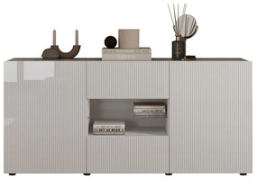 Έπιπλο Τηλεόρασης Ανθρακί Οξειδωμένο 121x43x57
