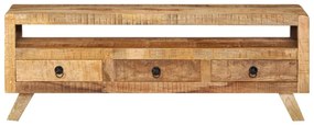 vidaXL Έπιπλο Τηλεόρασης 110 x 30 x 40 εκ. από Μασίφ Ξύλο Μάνγκο