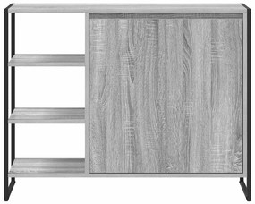 vidaXL Βοηθητικό ντουλάπι Γκρίζο Σονομα 96.5 x 30 x 75 εκ