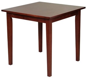 Naturale Τραπέζι Mdf Ε7672 Καρυδί 80x80cm Mdf, Wood