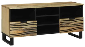 vidaXL Κονσόλα τηλεόρασης, 100x33.5x46 εκ., από συμπαγές ξύλο μάνγκο