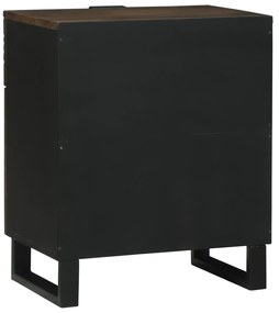 vidaXL Κομοδίνο - 50x33x60 εκ, Φτιαγμένο από Μασίφ ξύλο μάνγκο