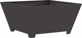 vidaXL Φωτιά Μαύρο 80 x 80 x 40 cm Ατσάλι