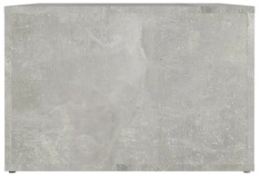 vidaXL Κομοδίνο Γκρι Σκυρ. 57x55x36 εκ. από Επεξεργασμένο Ξύλο