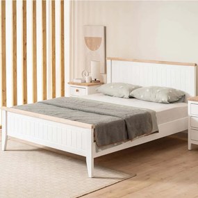 Κρεβάτι Uren Modern Country (Για Στρώμα 160x200cm) 524ADS1516 160x200x98cm White Double
