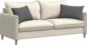 vidaXL Μαξιλάρι Καναπέ 2 pcs ύφασμα Σκούρο Γκρι 60 x 40 cm