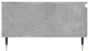 vidaXL Τραπεζάκι Σαλονιού Γκρι Σκυρ. 90x60x35 εκ. Επεξεργασμένο Ξύλο