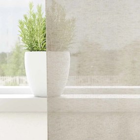 vidaXL Κουρτίνα βυσσινί 2 τμχ. Άμμος 245 x 140 εκ. Πολυεστέρας