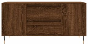 vidaXL Τραπεζάκι Σαλονιού Καφέ Δρυς 102x44,5x50 εκ. Επεξεργασμένο Ξύλο