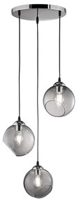 Φωτιστικό Κρεμαστό RL Lighting Clooney R30073054 Φυμέ